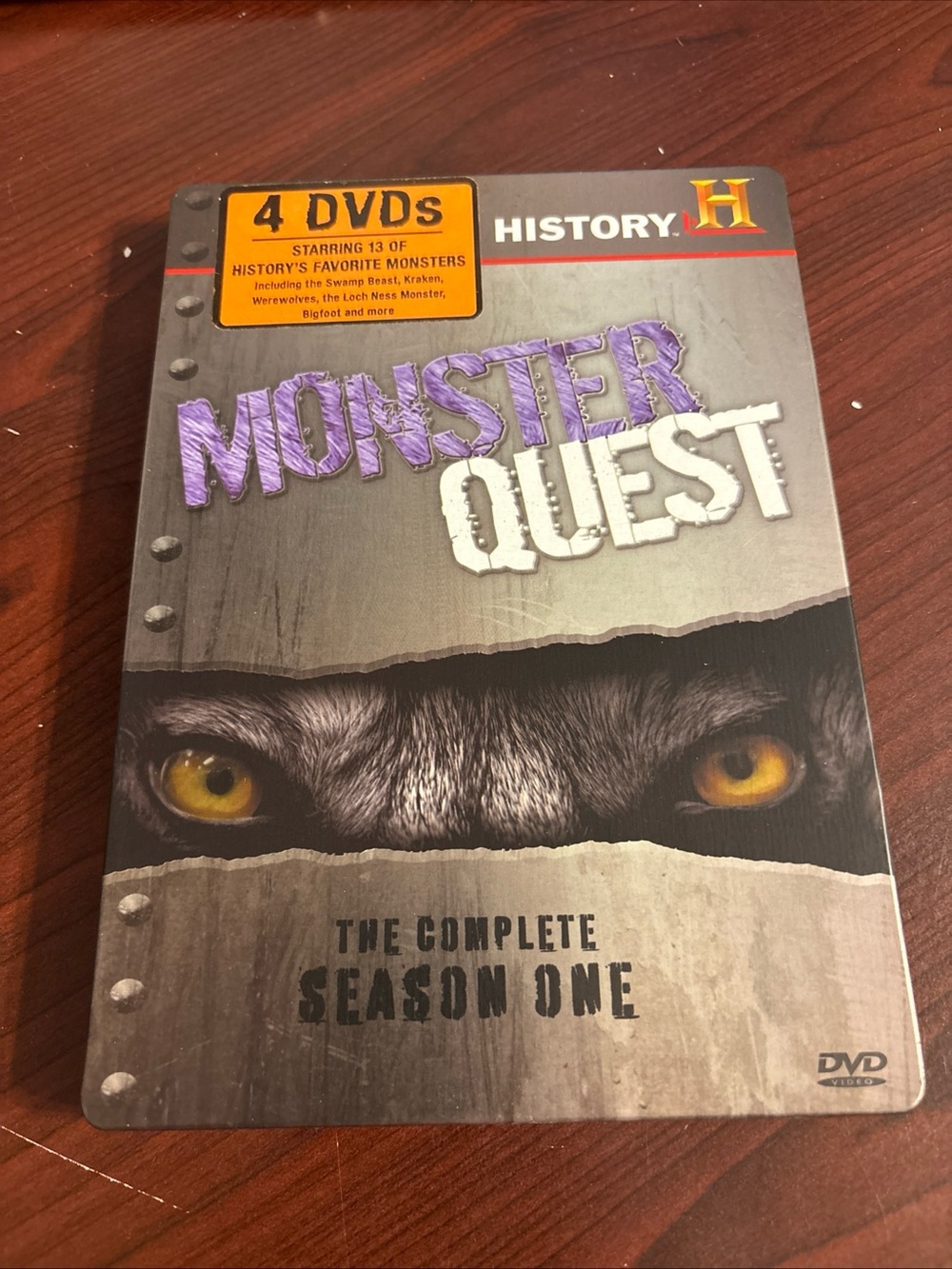 Monsterquest: Complete Season 1 One 4 DVDs History Channel Steelbook
